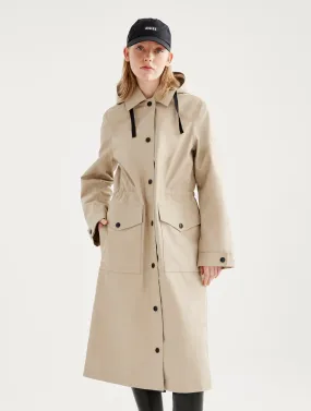 Redesigned long Gore-Tex® raincoat