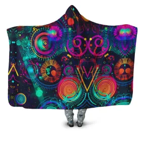 Retro Trip Hooded Blanket