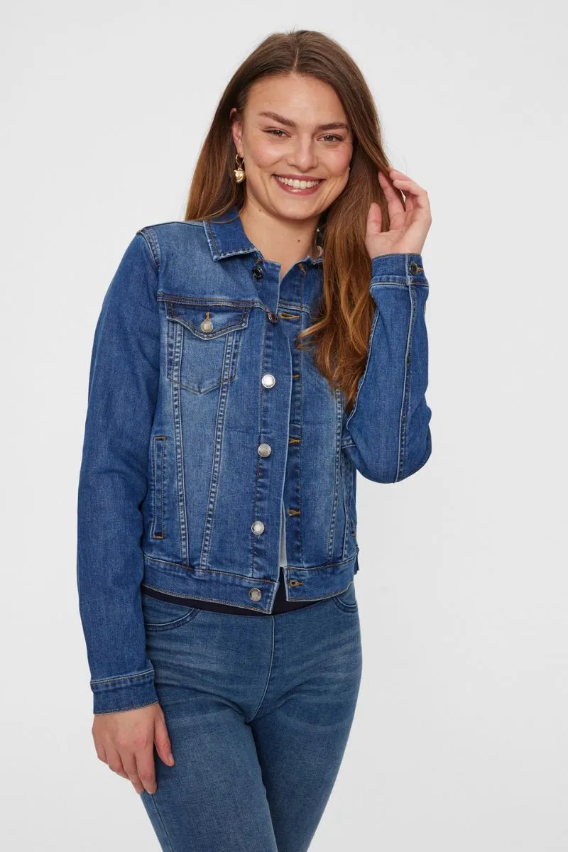 Rock Ja | Medium Blue Denim | Jakke fra Freequent