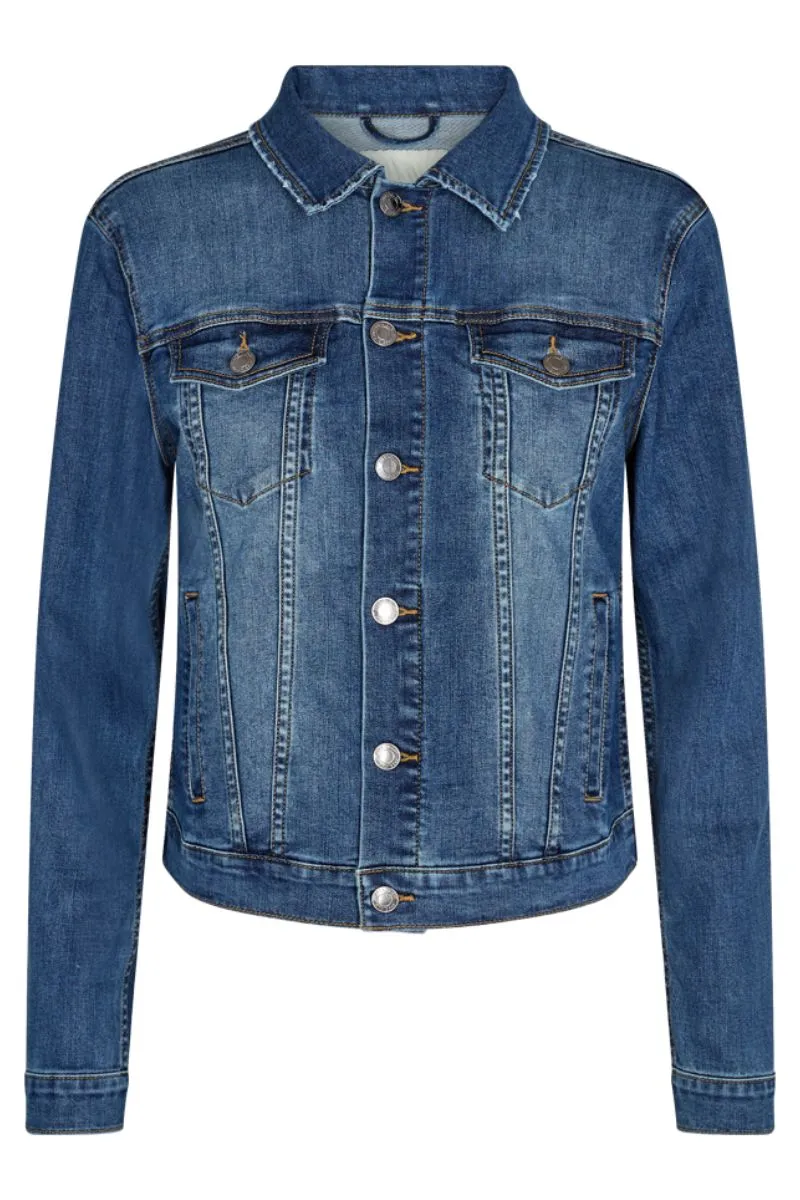 Rock Ja | Medium Blue Denim | Jakke fra Freequent