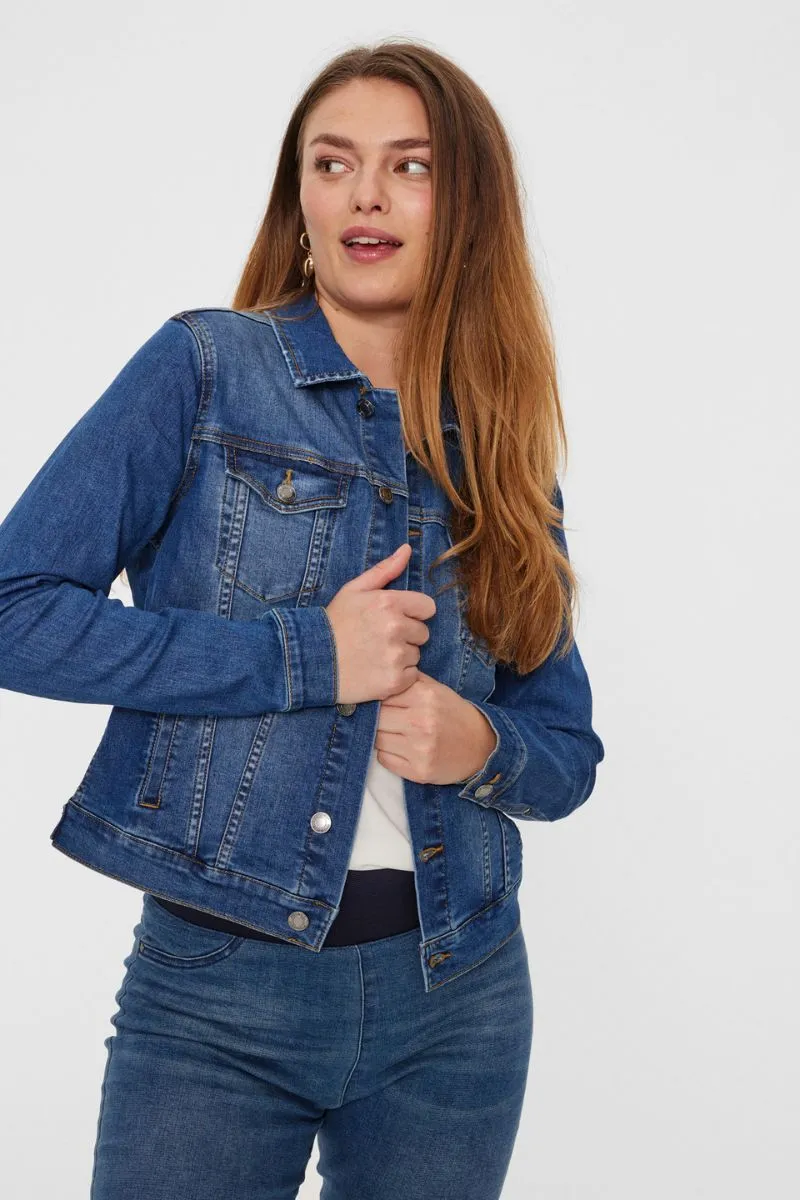 Rock Ja | Medium Blue Denim | Jakke fra Freequent