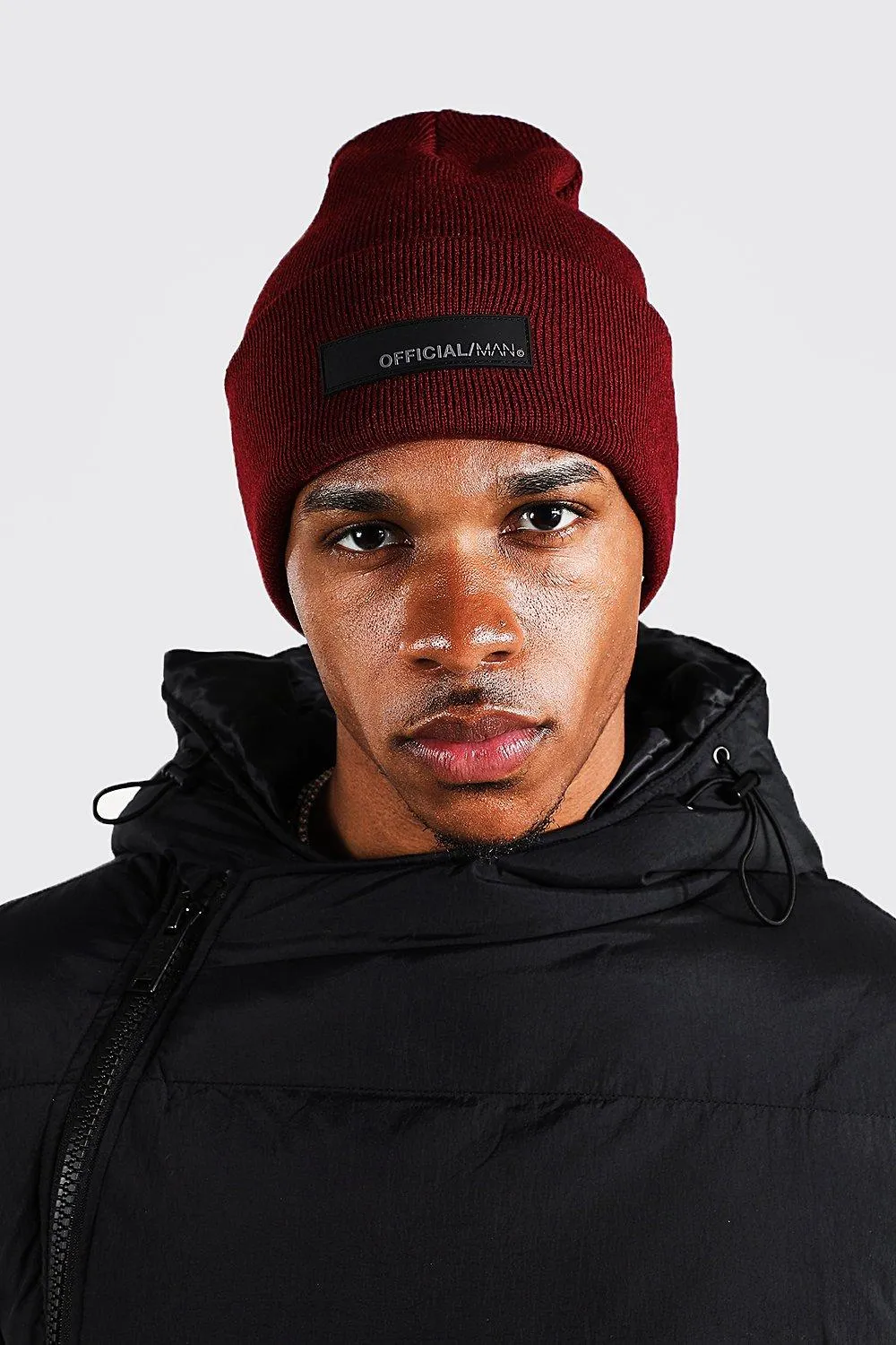 Rubber Tab Beanie