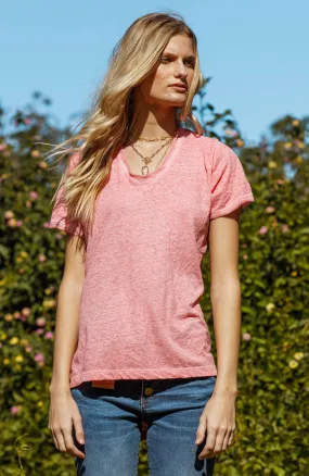 Ruby Yaya Plain T-Shirt Coral Wash