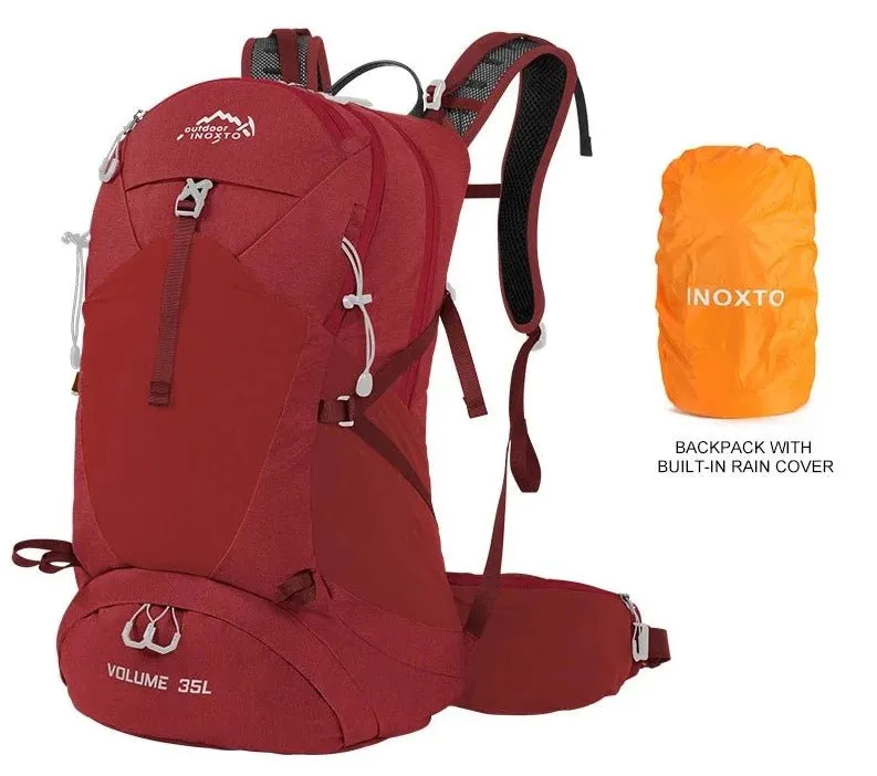 Sac à dos de randonnée / trekking unisexe avec housse de pluie 35L Outdoor Inoxto - 8107