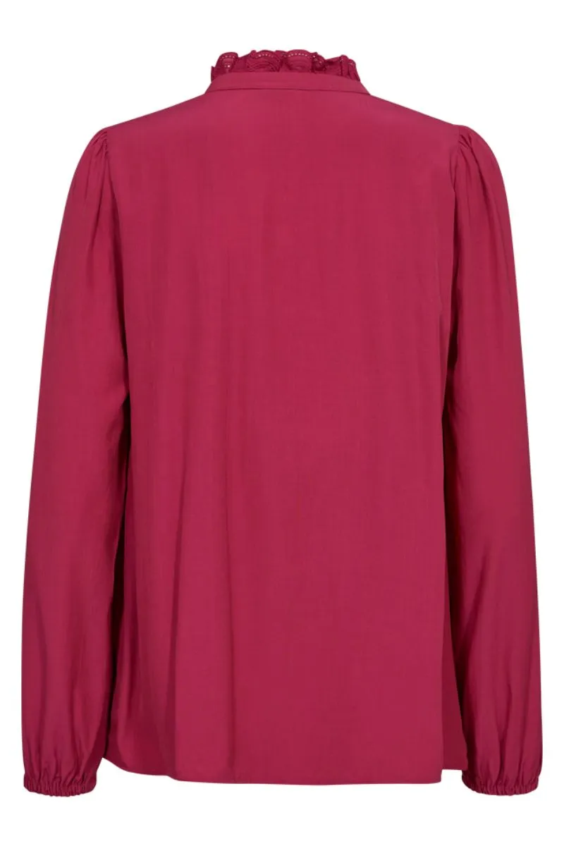 Sea Blouse 204789 | Raspberry | Bluse fra Freequent