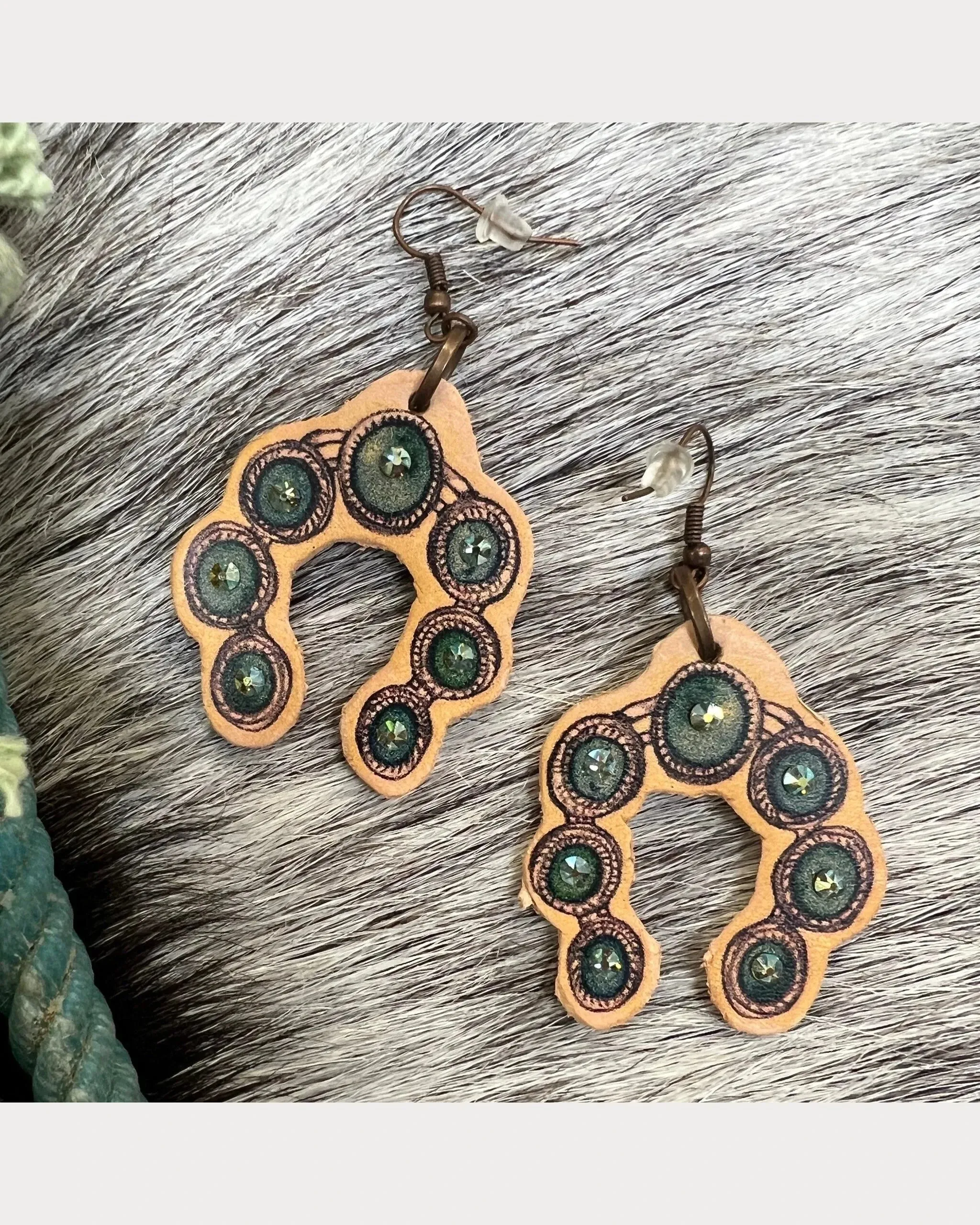 Sedona Naja Leather Earrings