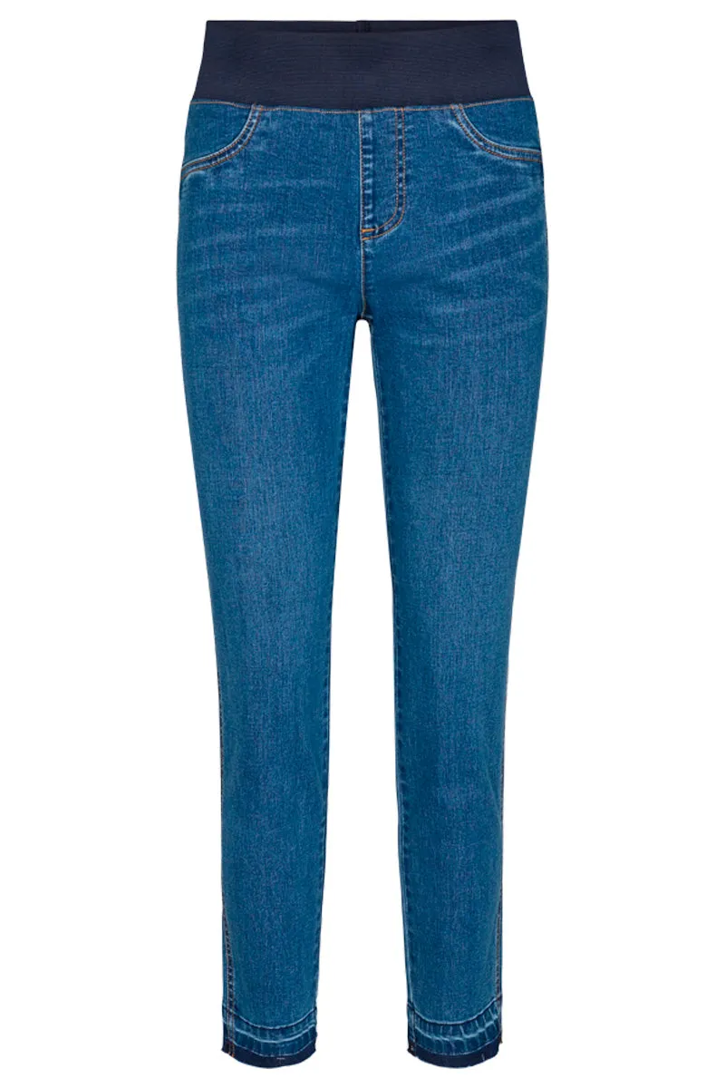 Shantal Ankle Pa Raw | Medium Blue Denim  | Bukser fra Freequent