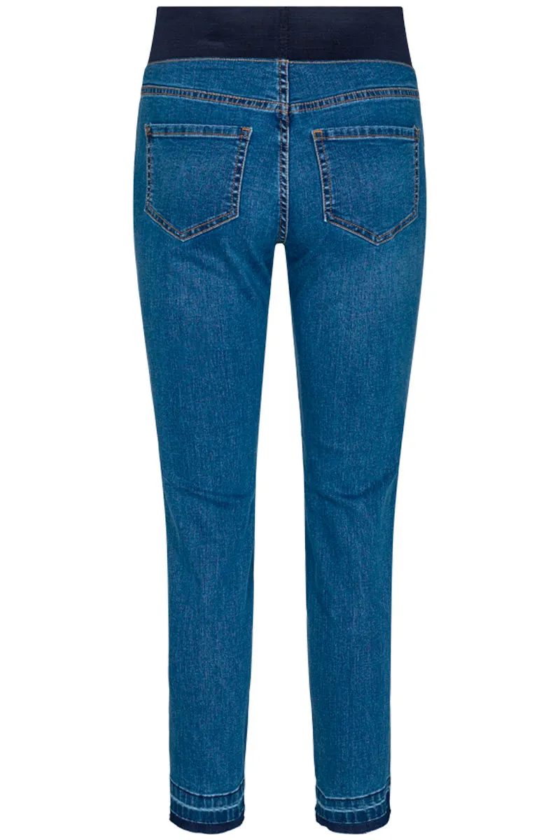 Shantal Ankle Pa Raw | Medium Blue Denim  | Bukser fra Freequent