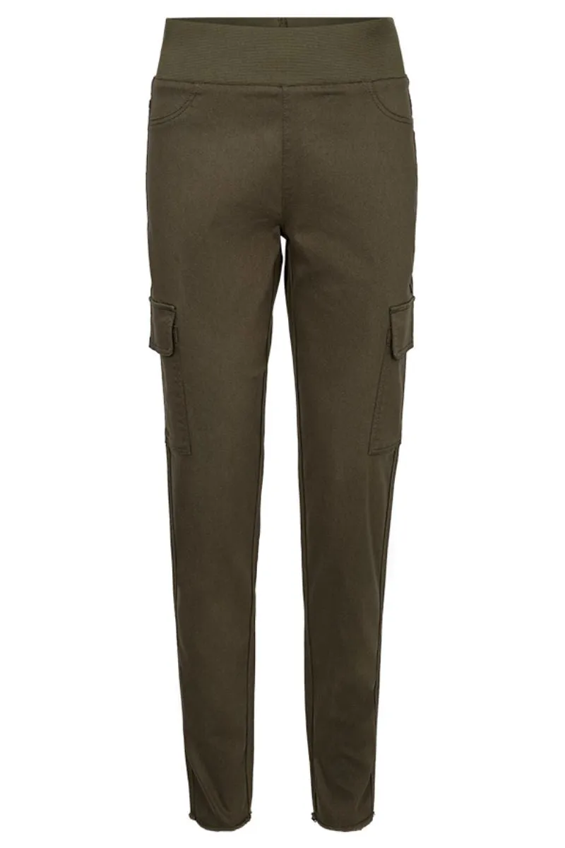 Shantal Pant | Dusty Olive | Bukser fra Freequent