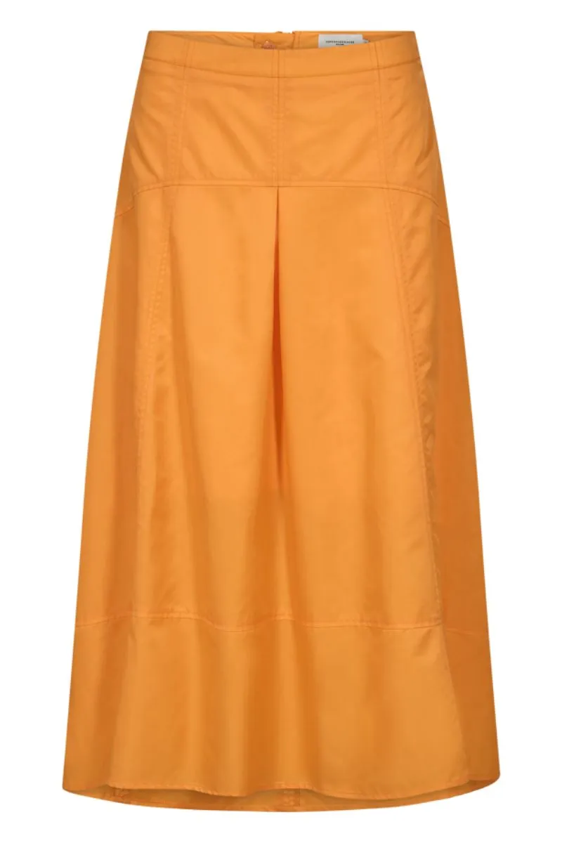 Simi Skirt 203334 | Flame Orange | Nederdel fra Copenhagen Muse