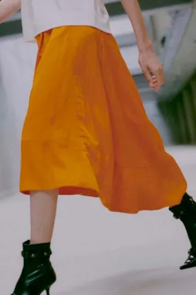 Simi Skirt 203334 | Flame Orange | Nederdel fra Copenhagen Muse