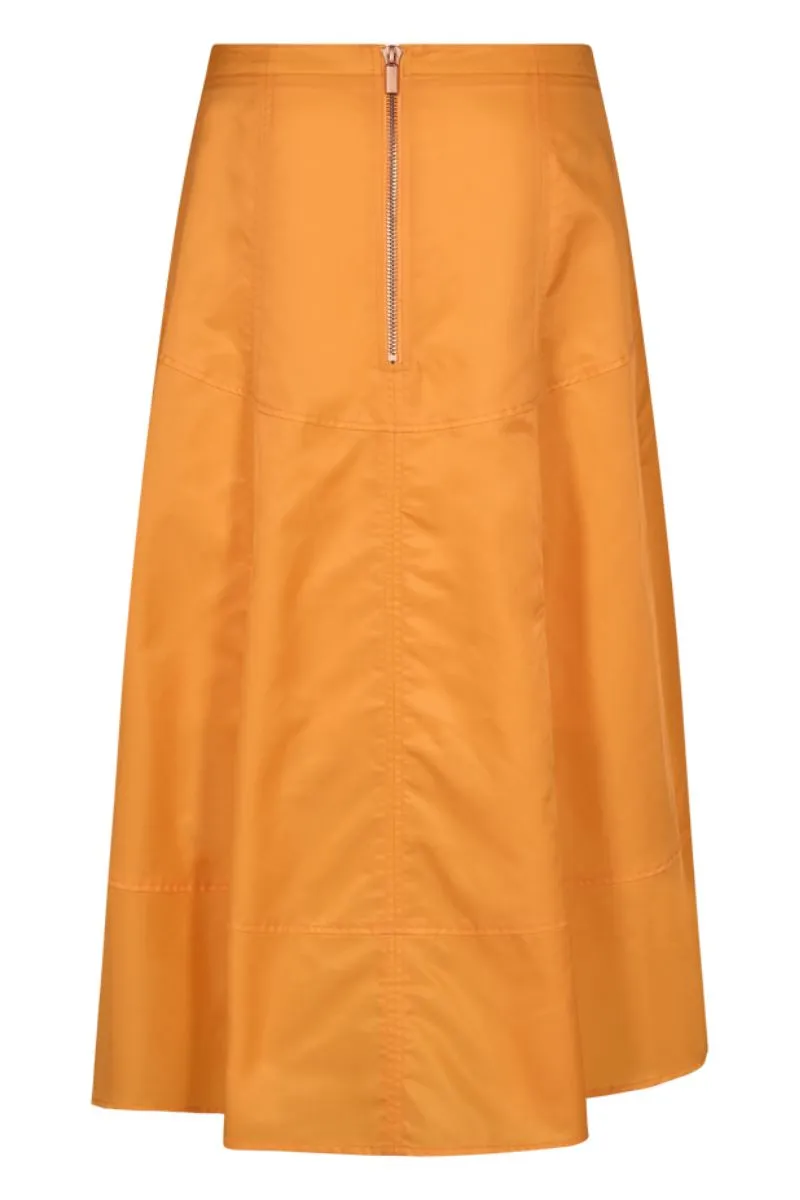 Simi Skirt 203334 | Flame Orange | Nederdel fra Copenhagen Muse