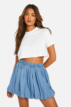 Skirts | Denim Puffball Mini Skirt | boohoo