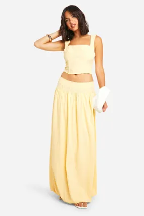 Skirts | Woven Maxi Puffball Skirt | boohoo