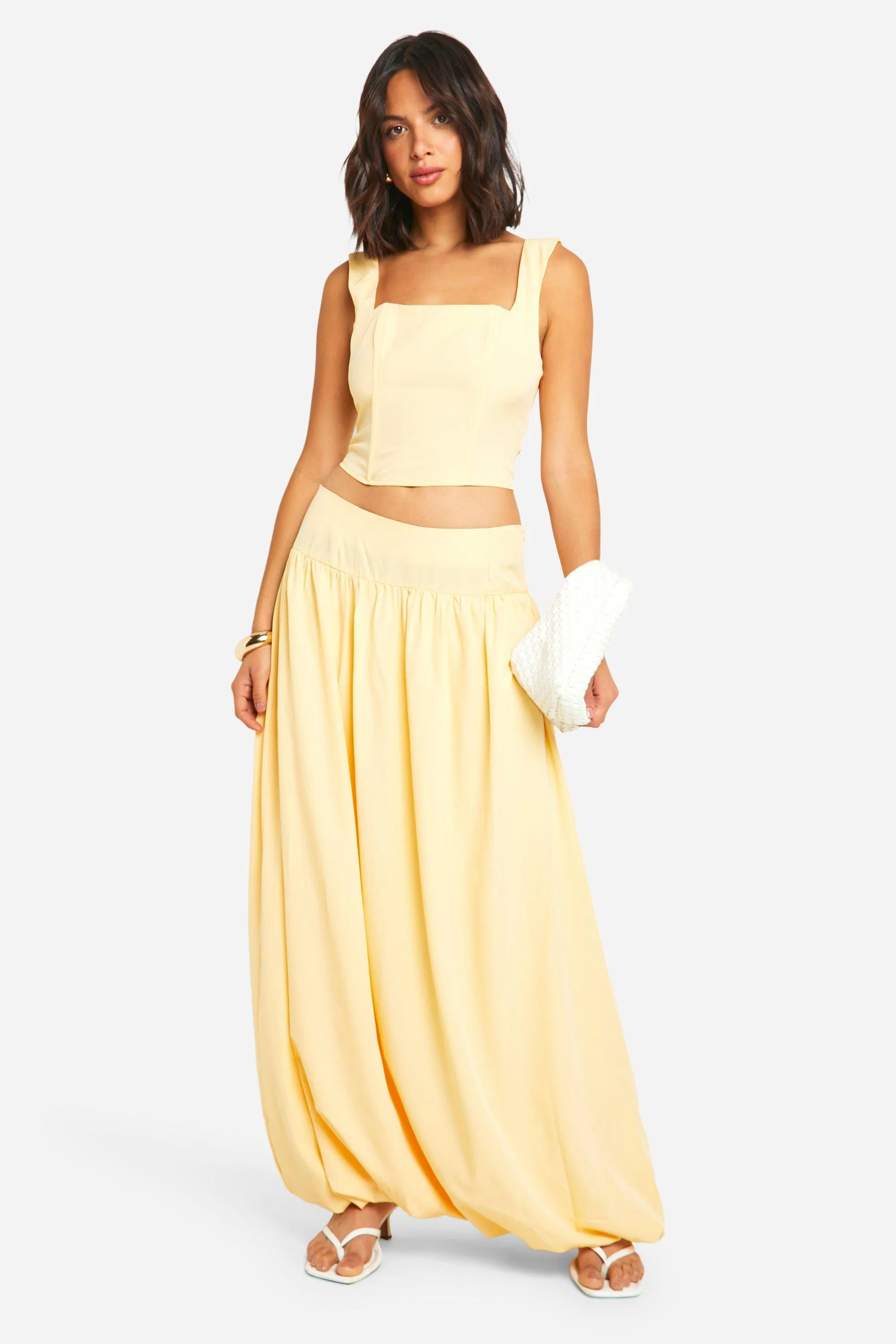 Skirts | Woven Maxi Puffball Skirt | boohoo