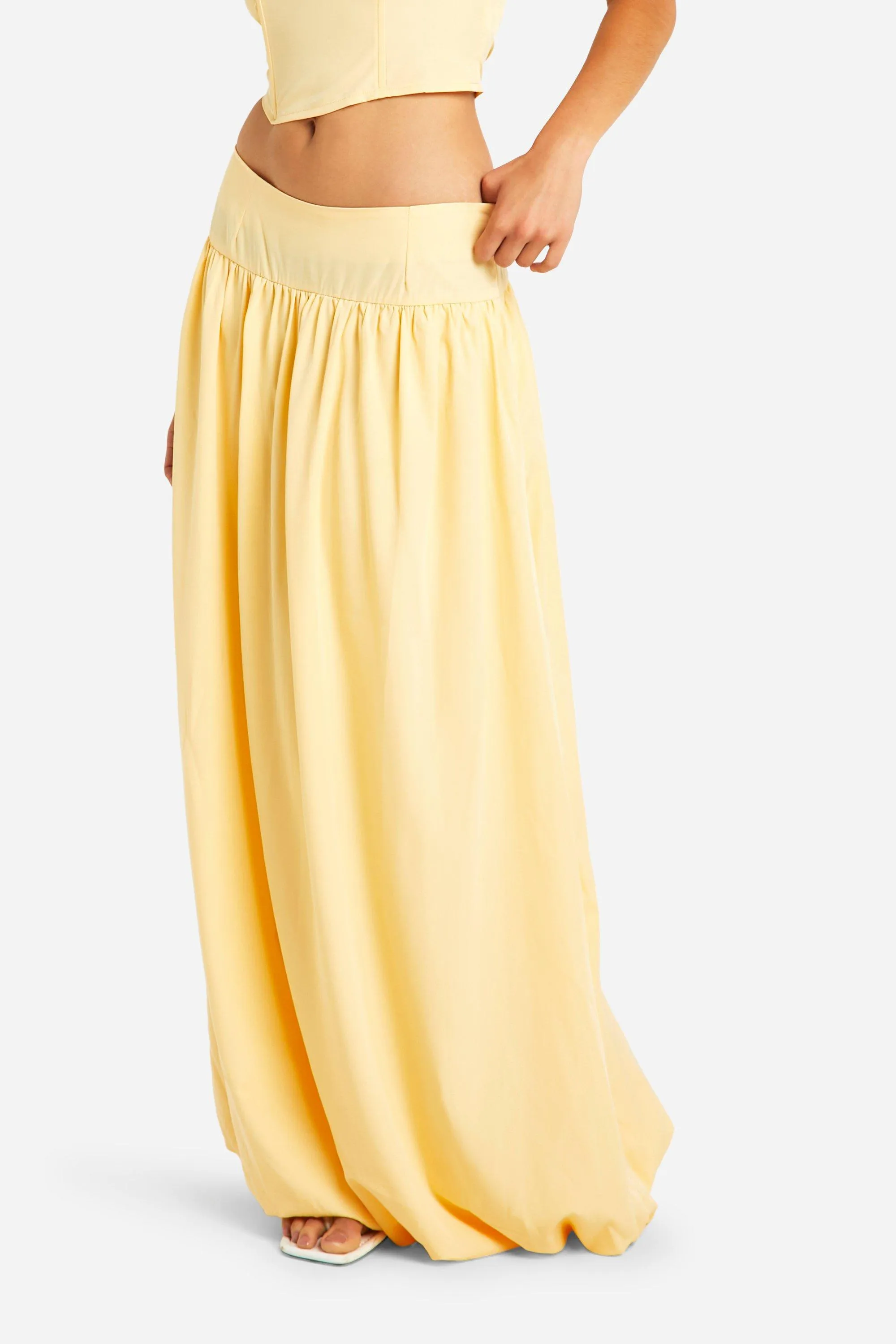 Skirts | Woven Maxi Puffball Skirt | boohoo