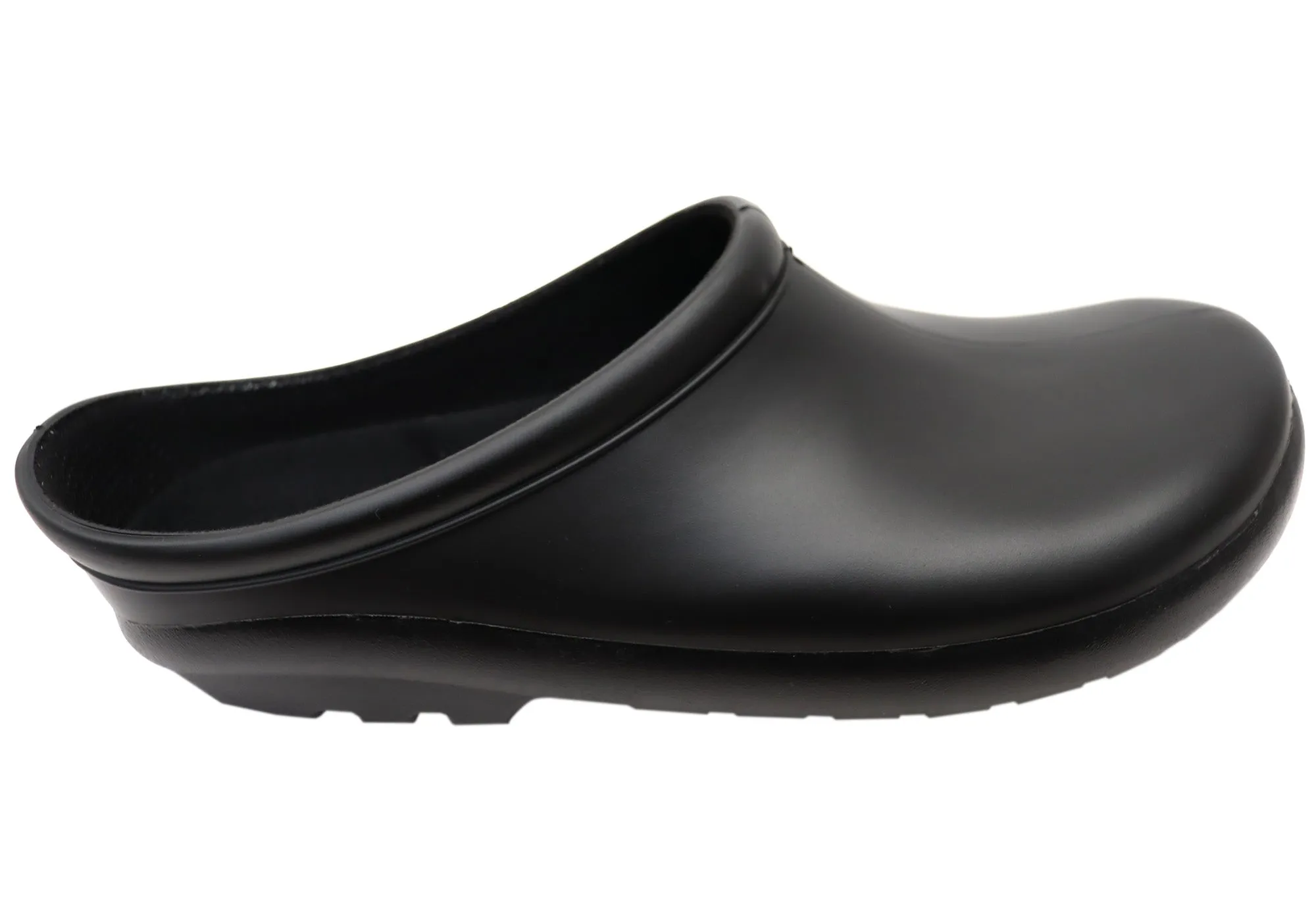 Sloggers Comfortable Mens Premium Garden Clogs Black