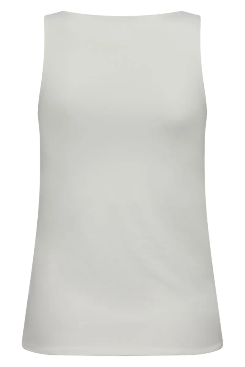 Sonia Top | Off-white | Tanktop fra Freequent