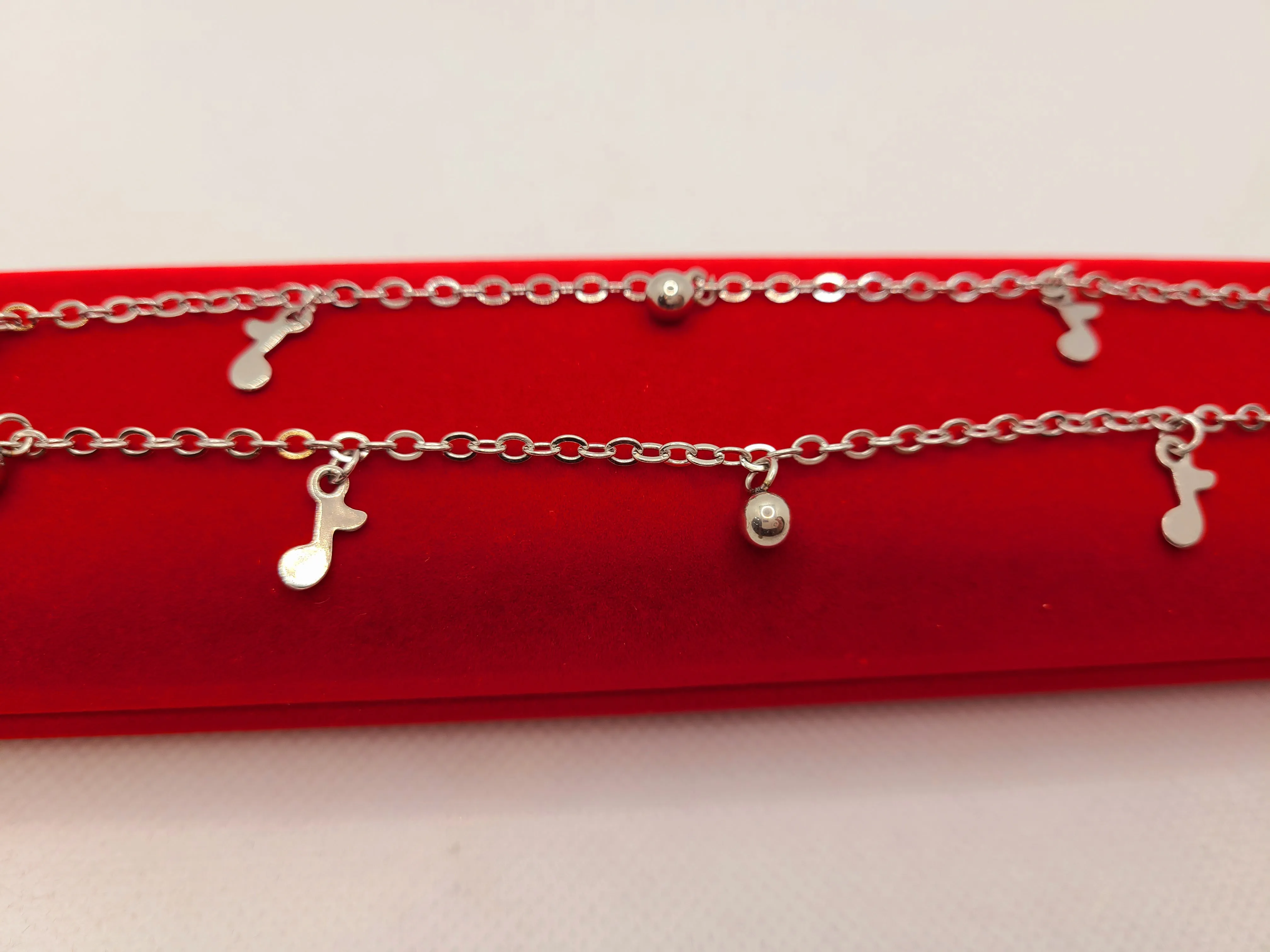 Stainless steel anklet