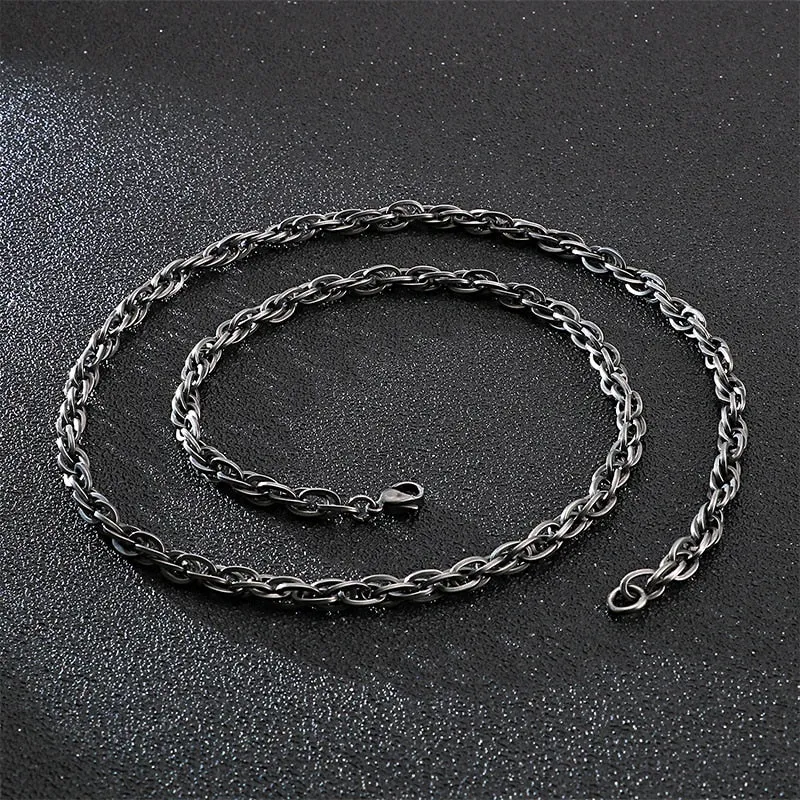 Stainless Steel Brushed Matte Box Link Chains