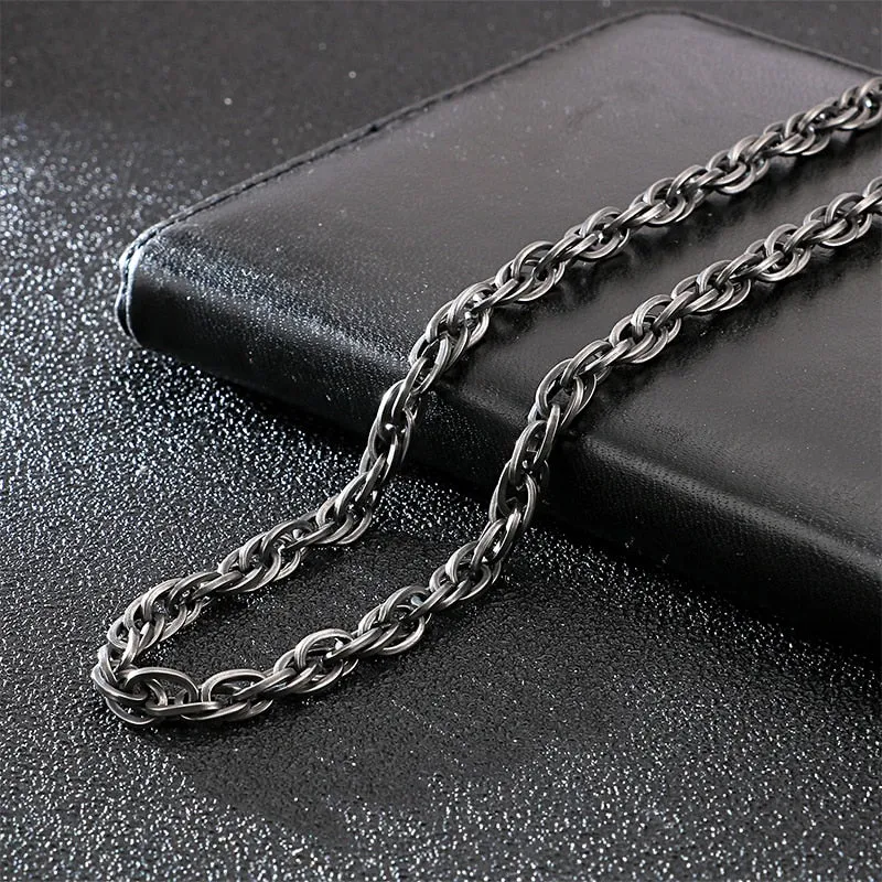 Stainless Steel Brushed Matte Box Link Chains