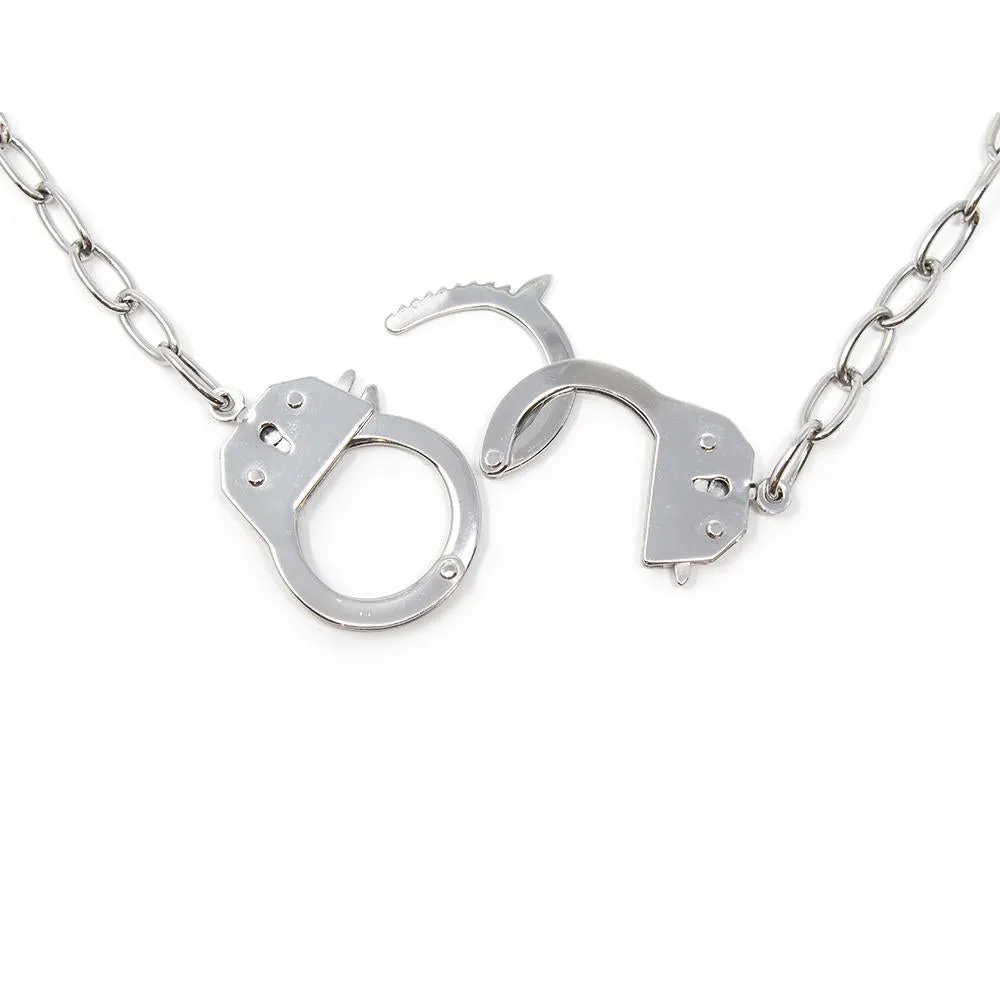 Stainless Steel Handcuff Necklace