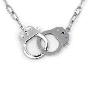 Stainless Steel Handcuff Necklace