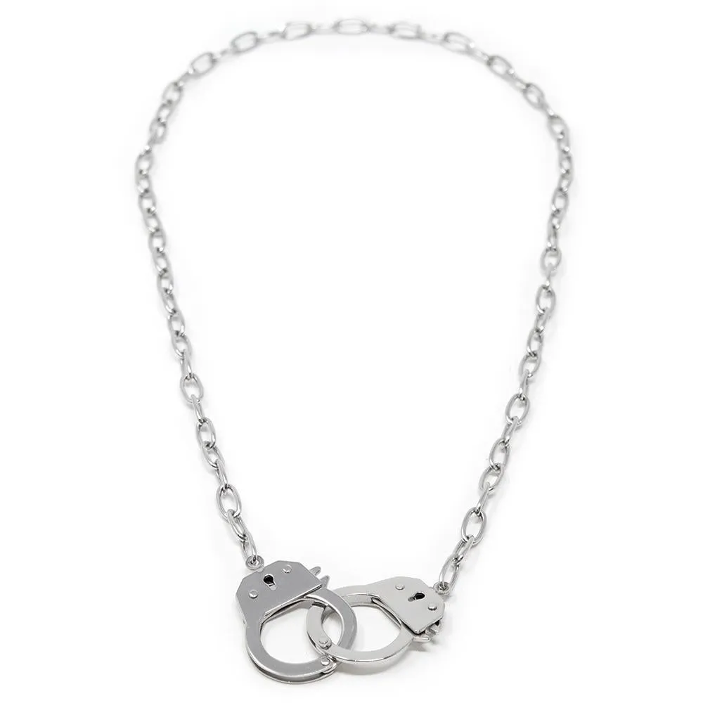 Stainless Steel Handcuff Necklace