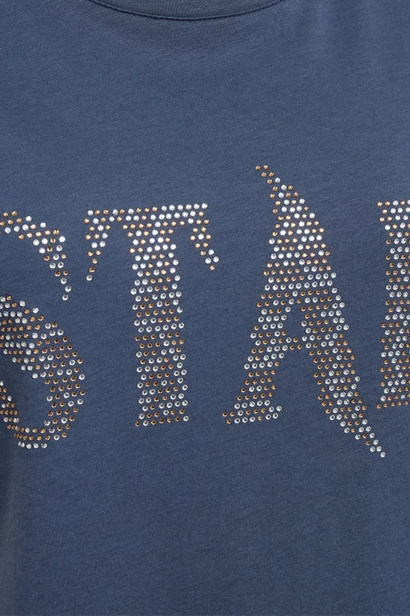 Star Tee 203703 | Vintage Indigo | T-Shirt fra Freequent