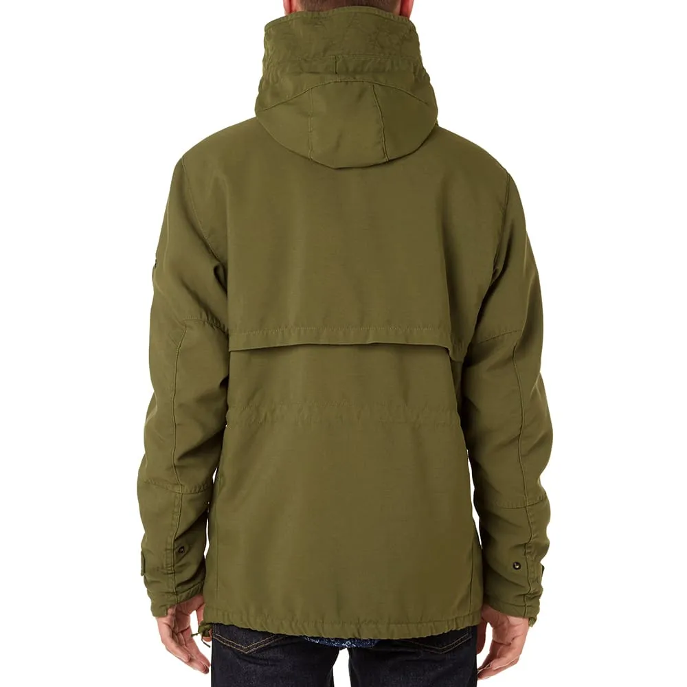 Stone Island Shadow Project Textured Garment Dyed Hooded M-65 JacketOlive