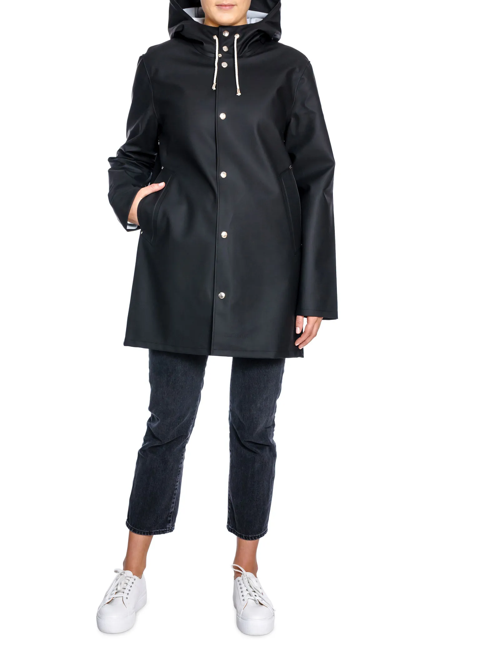 STUTTERHEIM RAINCOAT STOCKHOLM BLACK