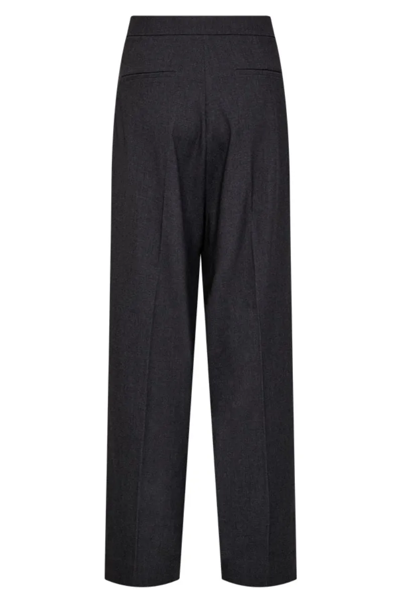 Tailor Wide Pant | Grey Melange | Bukser fra Copenhagen Muse