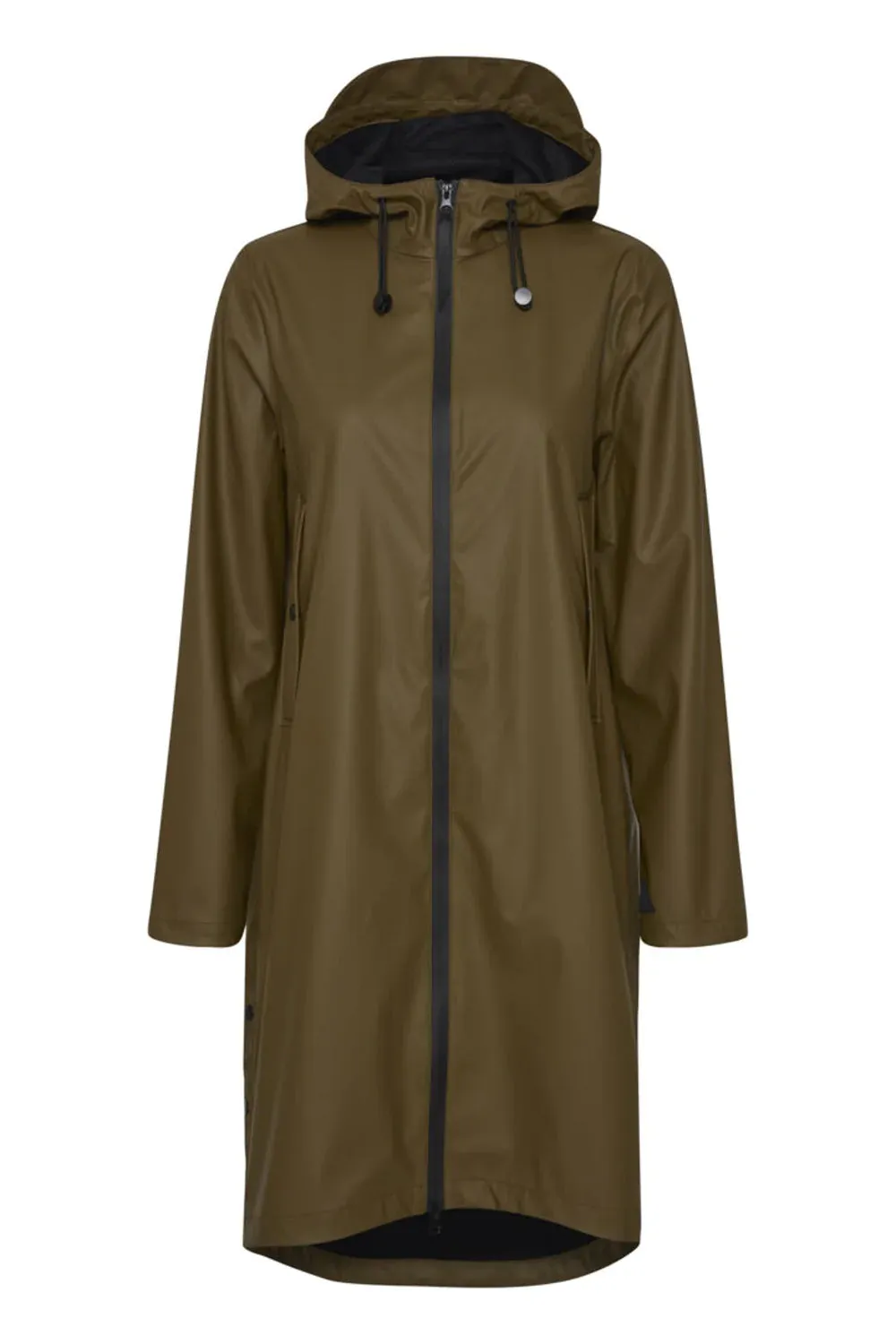 The Avan Raincoat - Olive - PLUS