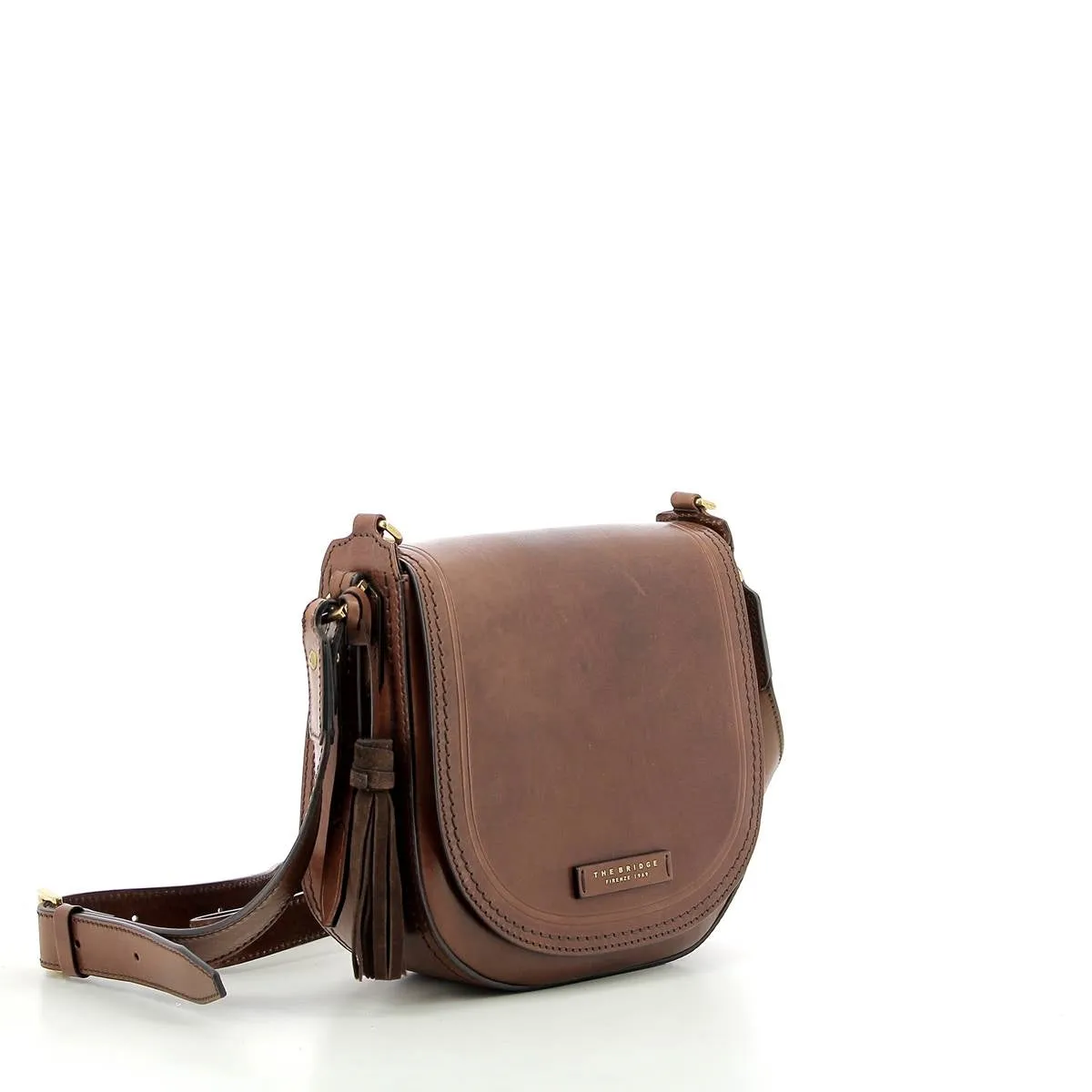 The Bridge - Pearl District Large Crossbody - 04122701 - MARRONE/14/ORO