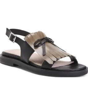 Tj Maxx Leather Kiltie Slingback Low Sandals For Women