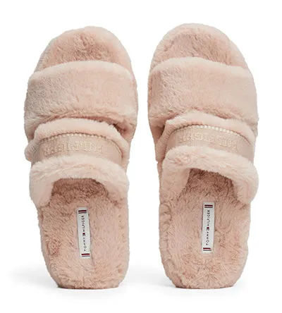 TOMMY HILFIGER FUR BASICS SLIPPER