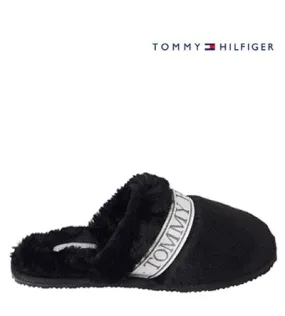 TOMMY HILFIGER FUR HOTEL SLIPPERS