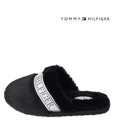 TOMMY HILFIGER FUR HOTEL SLIPPERS