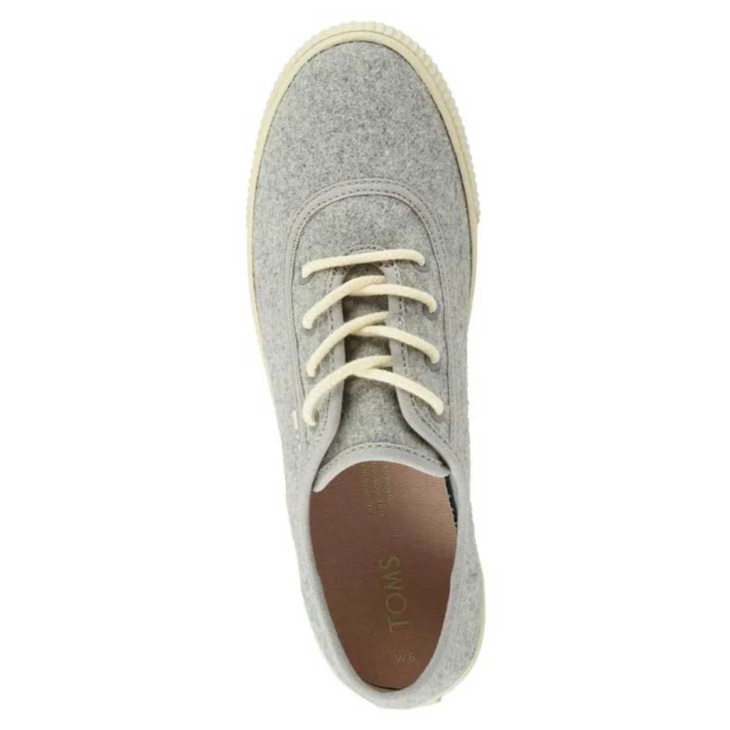 TOMS Shoes Carmel Drizzle Grey Felt 10014128 (Women's)