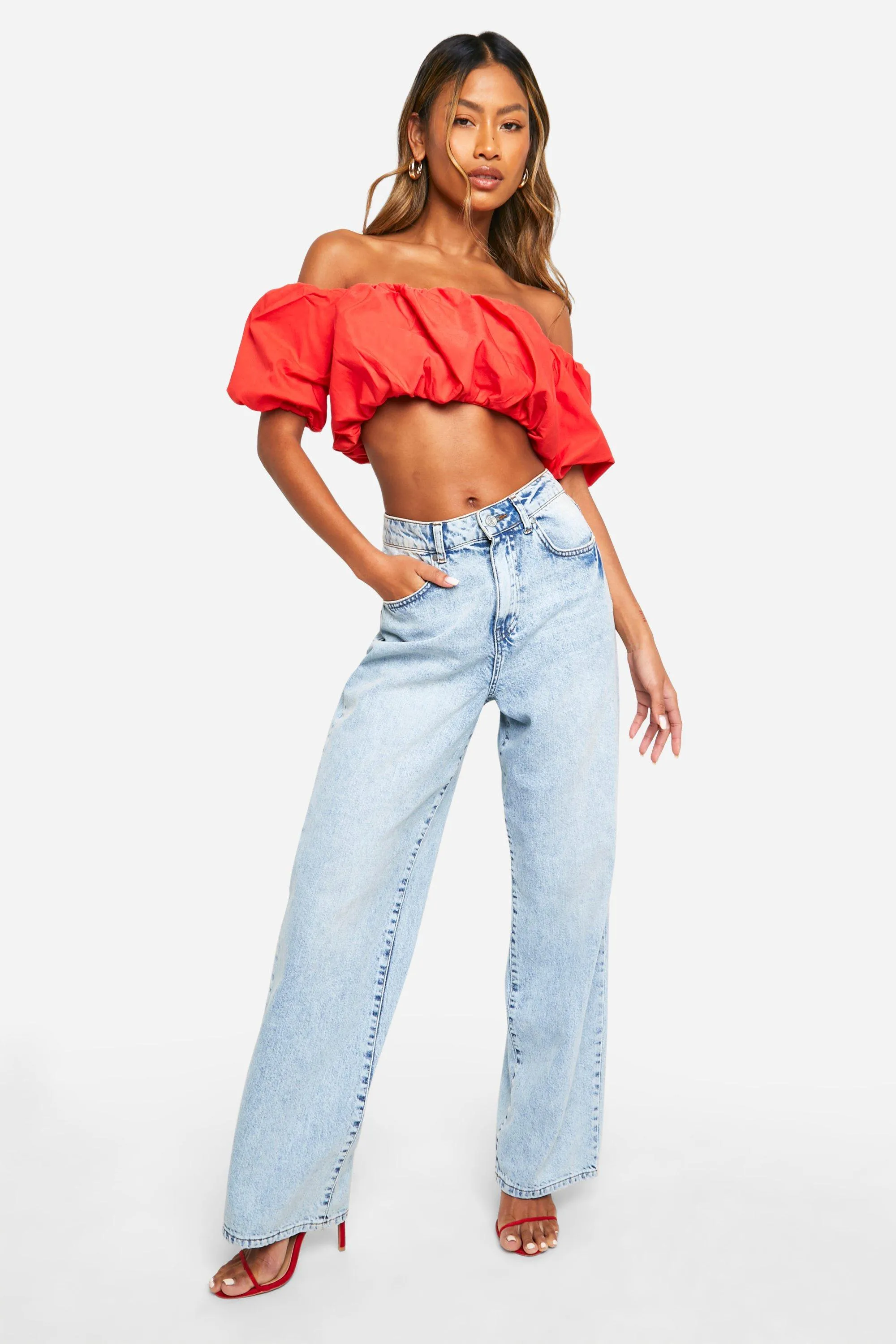 Tops | Bengaline Puffball Bubble Top | boohoo