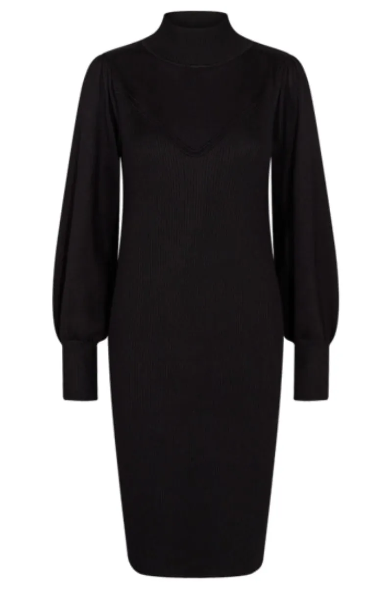 Torfi Dress | Black | Kjole fra Freequent