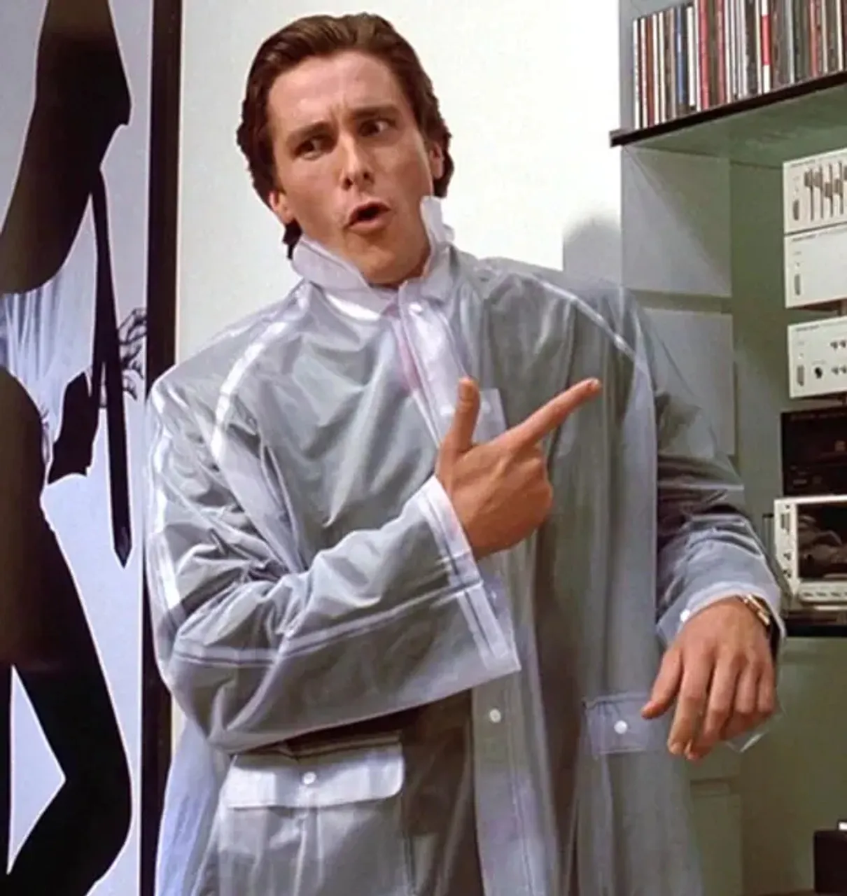 Transparent Raincoat American Psycho