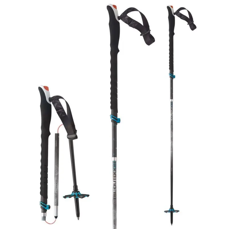 TSL Outdoor  Connect Alu 5 Cross Push & Pull - Bastoncini da trekking