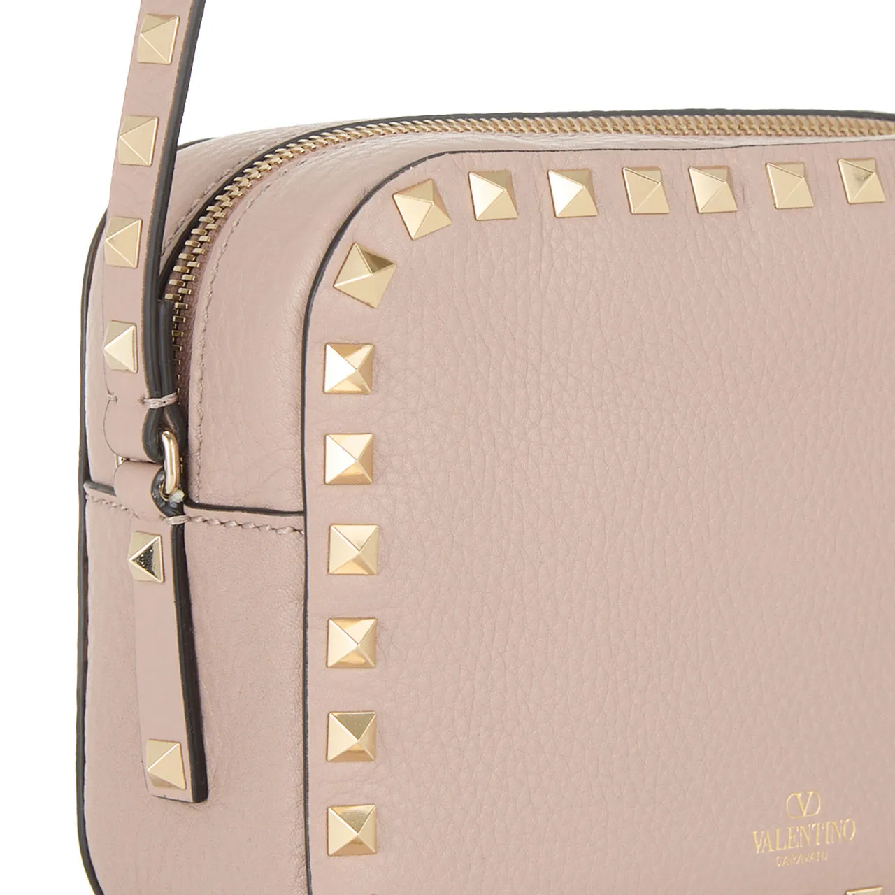 VALENTINO GARAVANI Rockstud Crossbody Bag - Poudre