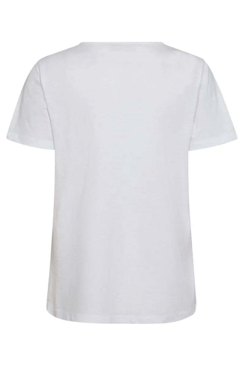 Viva Tee 204124 | Brilliant White | T-shirt fra Freequent