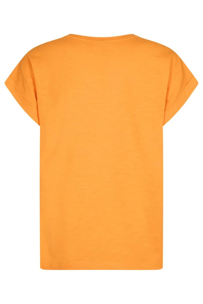 Viva V Ss Pocket Basic | Flame Orange | Skjorte fra Freequent