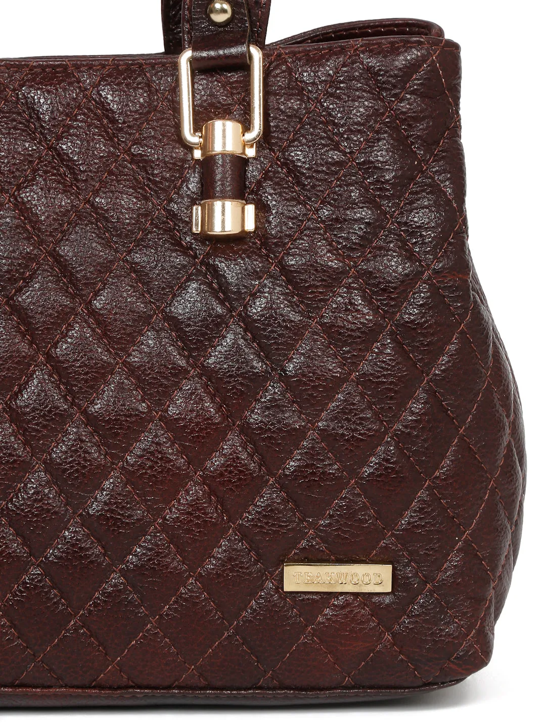 Women Quilted Brown Leather Handbags