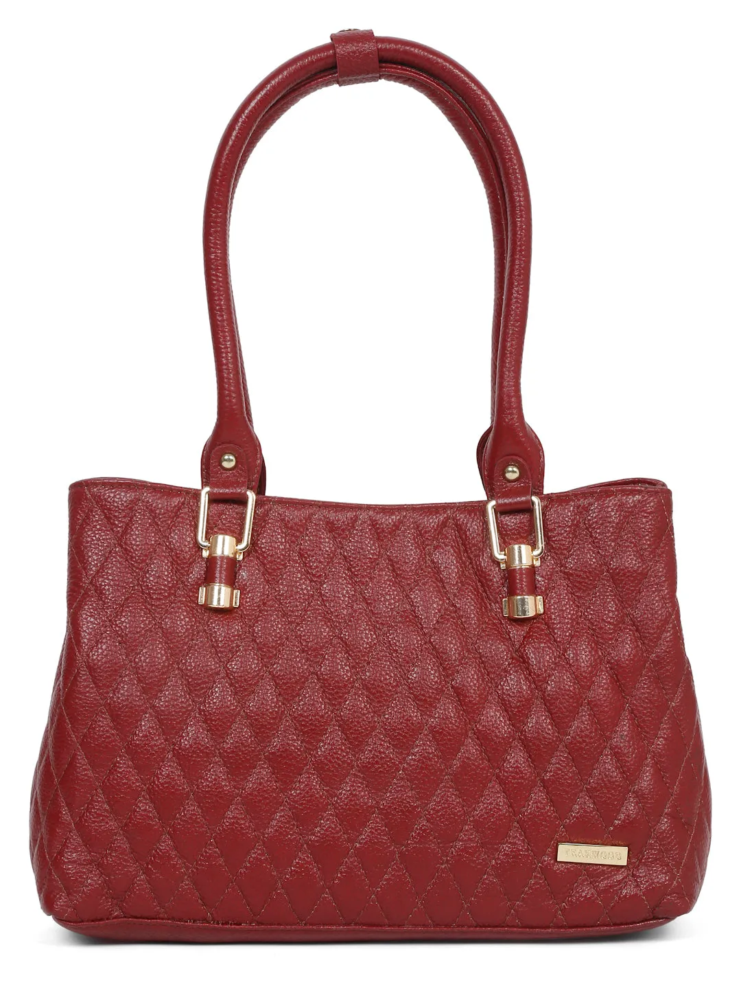 Women Quilted Red Leather Handbags