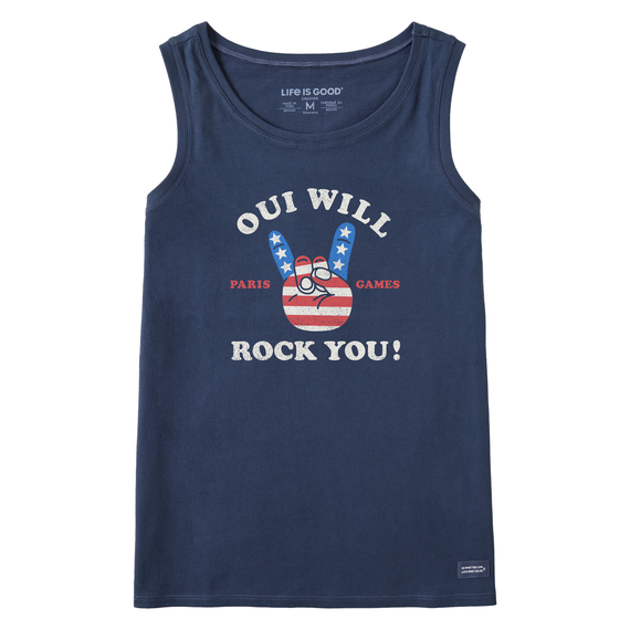 Women's Oui Will Rock You Crusher Tank