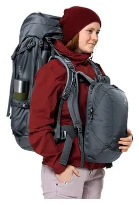 Women's Deuter Voyager 60+10 SL Hiking Backpack Black